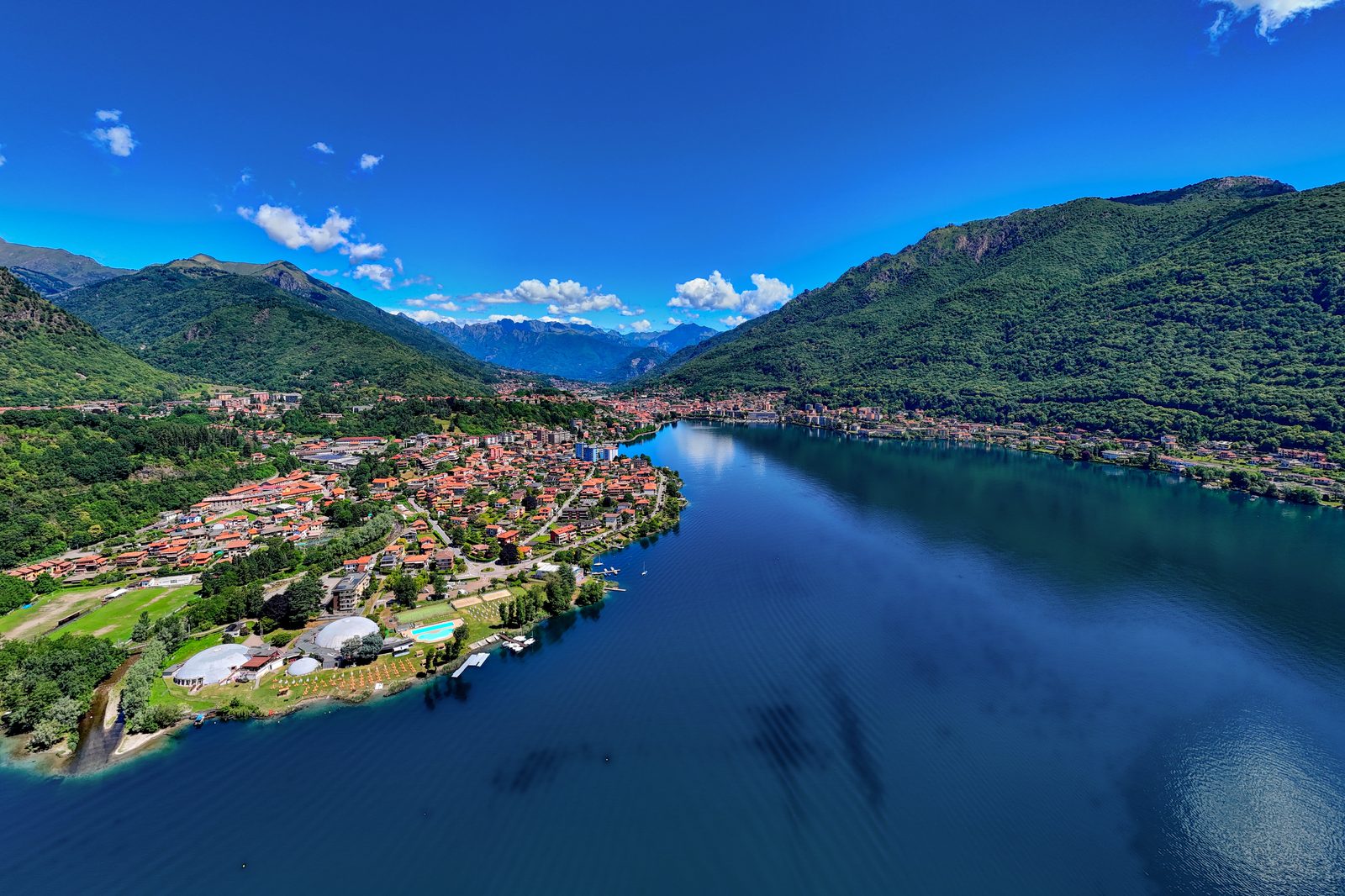 Omegna, sul Lago d'Orta.