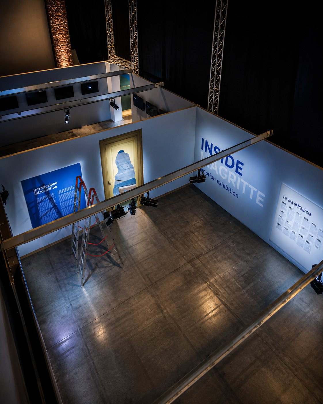 Inside Magritte, immersive exhibition in Fabbrica del Vapore