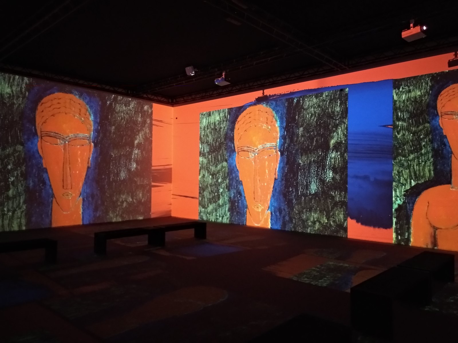 Modigliani Art Experience, immersive exhibition in MUDEC (Museum of Cultures)