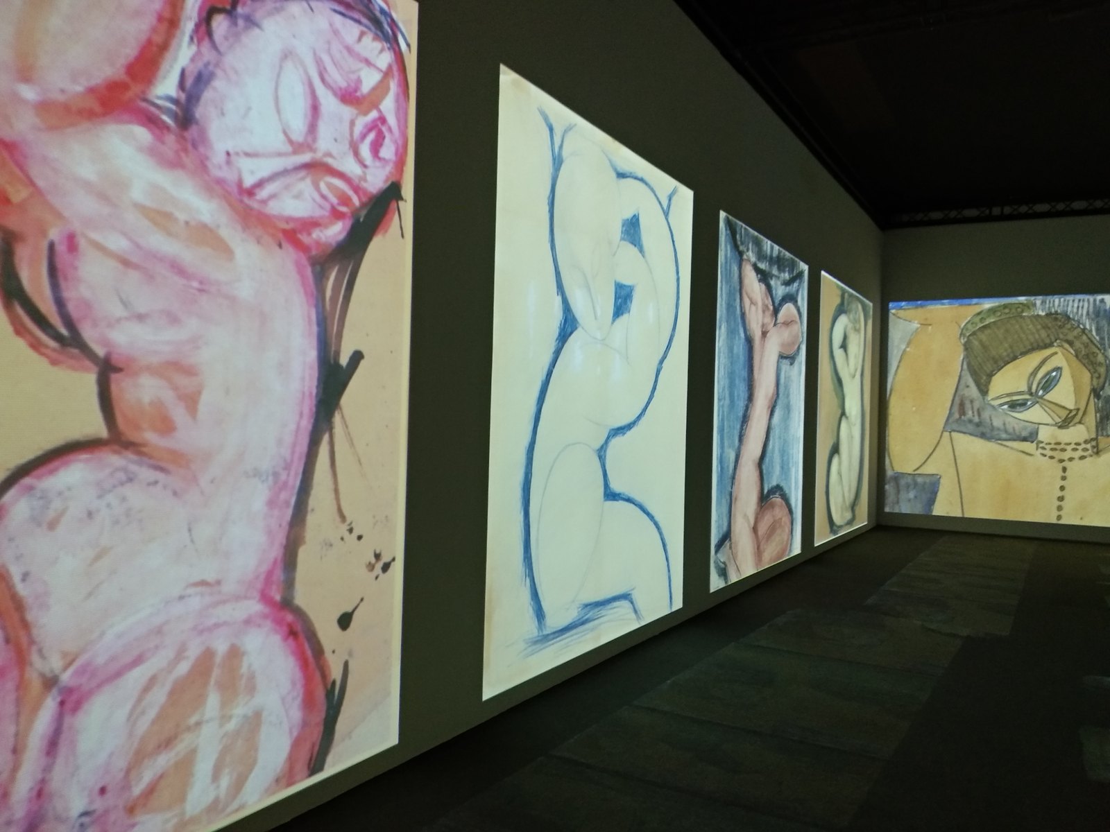 Modigliani Art Experience, immersive exhibition in MUDEC (Museum of Cultures)