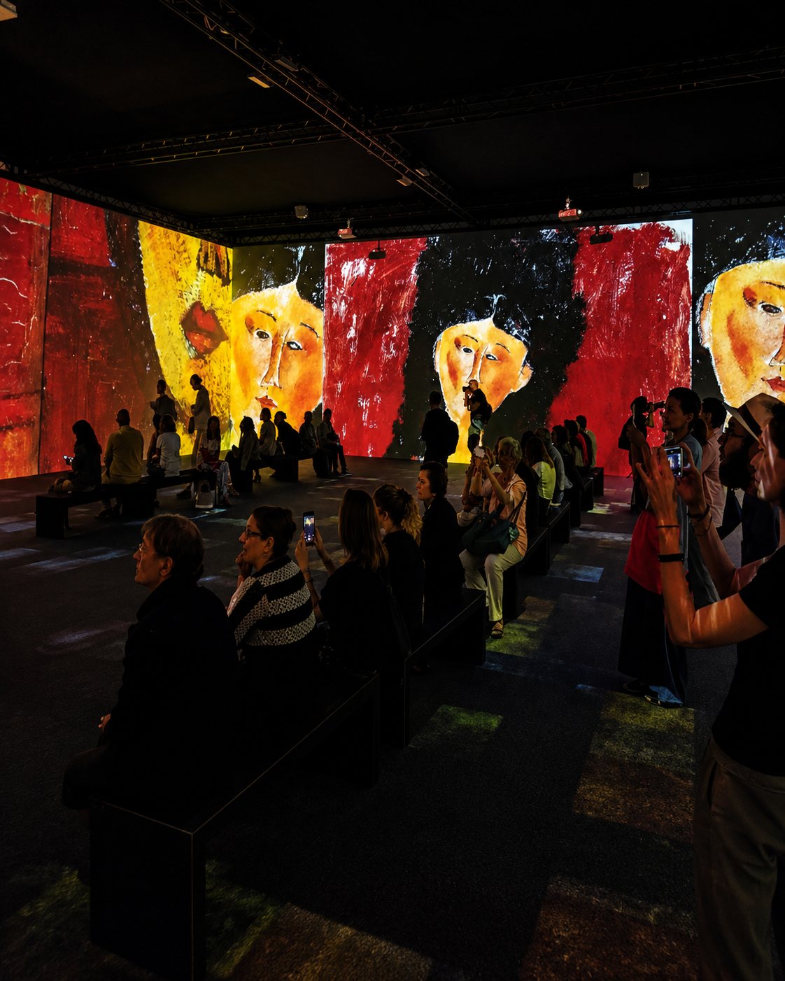 Modigliani Art Experience, immersive exhibition in MUDEC (Museum of Cultures)