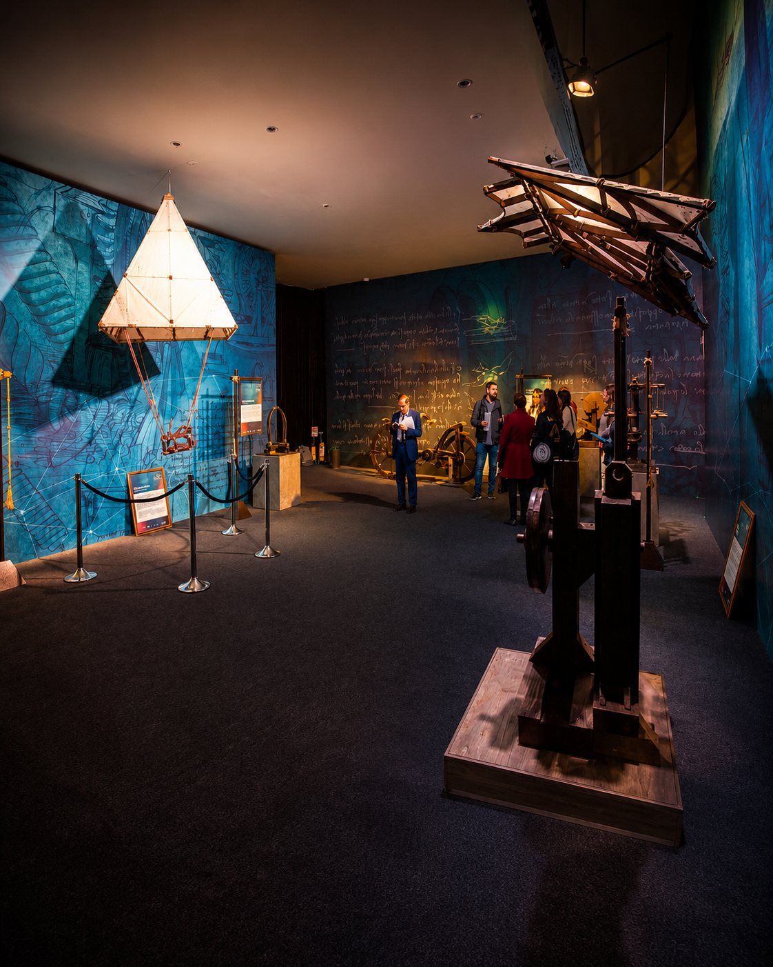 Da Vinci Experience, immersive exhibition in Teatro Cassia