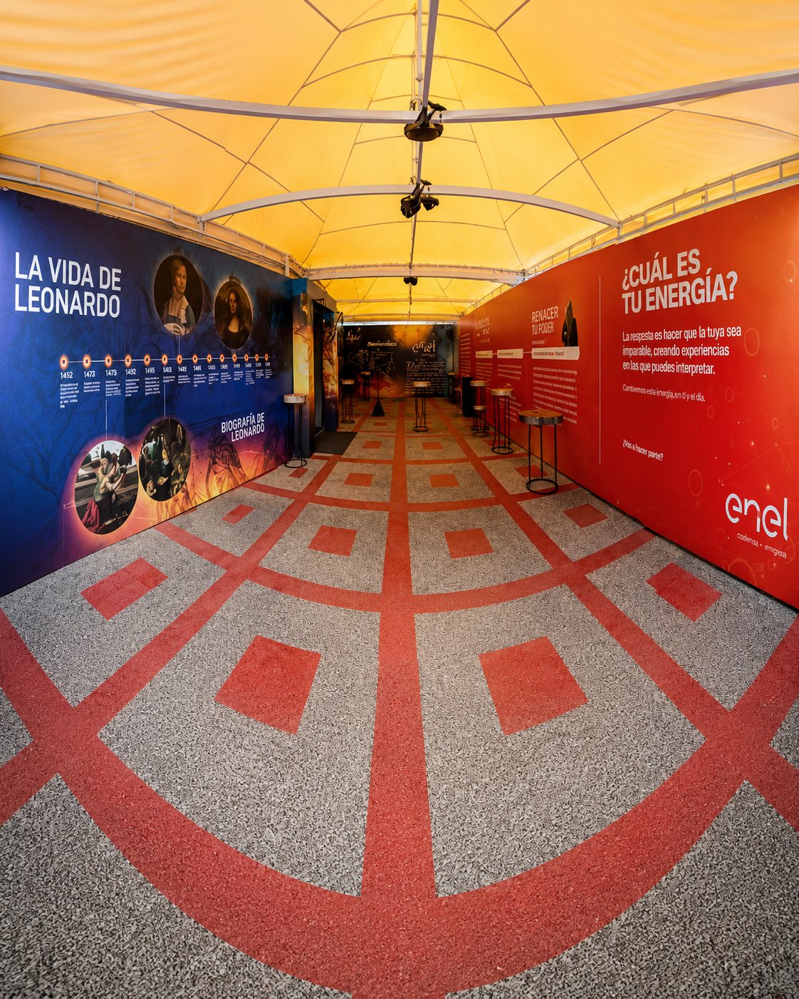 Da Vinci Experience, immersive exhibition in Teatro Cassia
