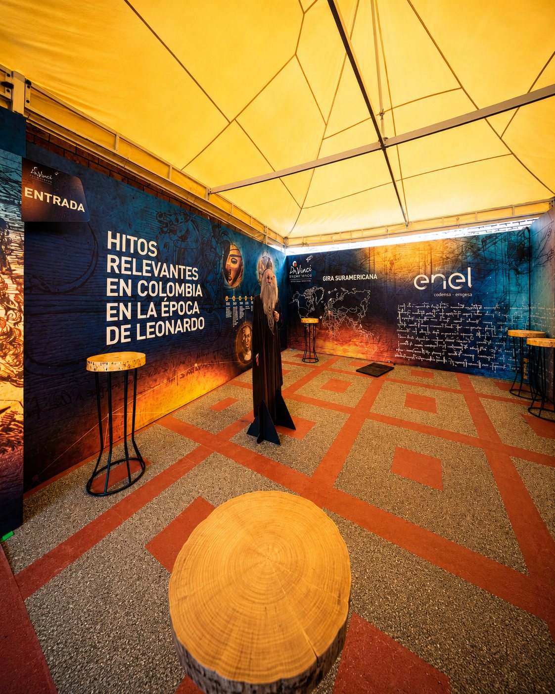 Da Vinci Experience, immersive exhibition in Teatro Cassia
