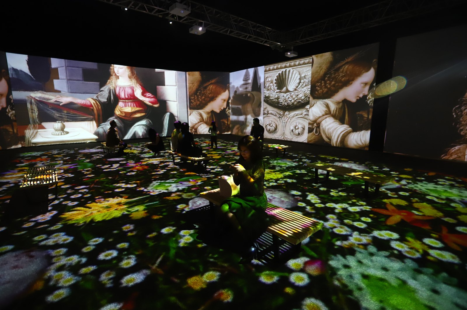 Da Vinci Experience, immersive exhibition in Sala Kuélap, Ministry of Culture