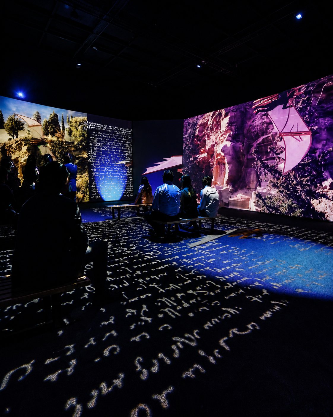 Da Vinci Experience, immersive exhibition in Sala Kuélap, Ministry of Culture