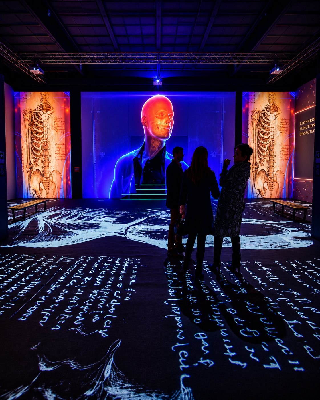 Da Vinci Experience, immersive exhibition in Sala Pablo Neruda & Museo Artequin