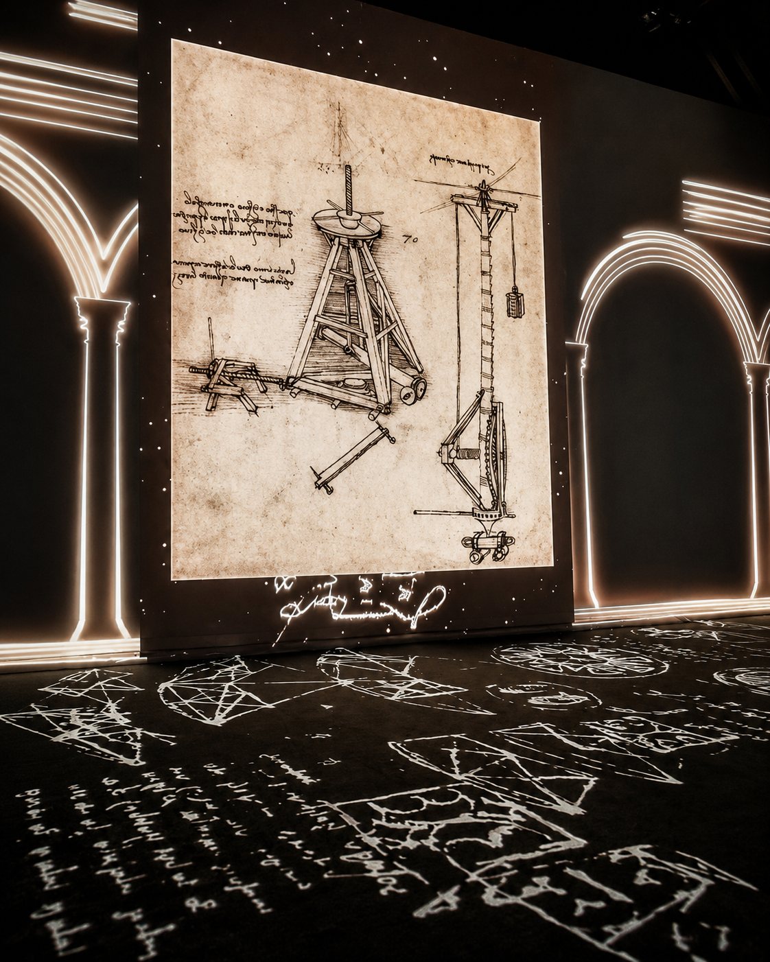 Da Vinci Experience, immersive exhibition in Palazzo della Camera di Commercio