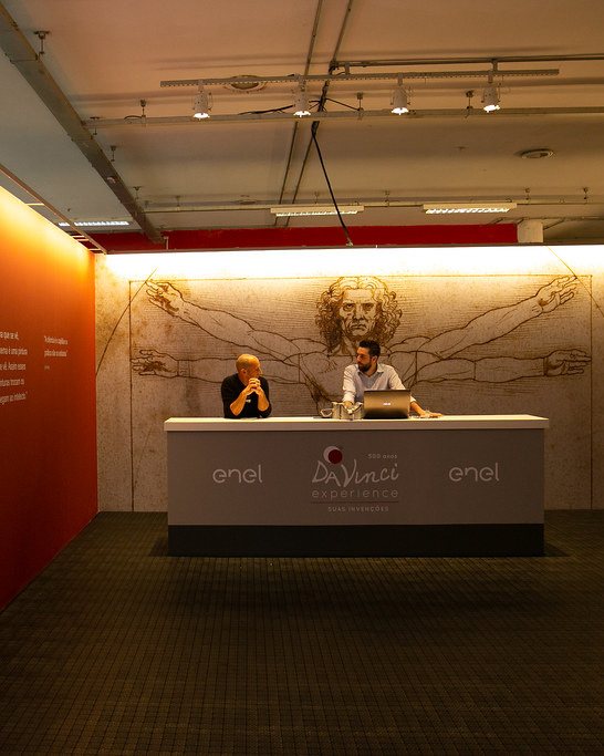 Da Vinci Experience, immersive exhibition in Museu das Culturas Brasileiras
