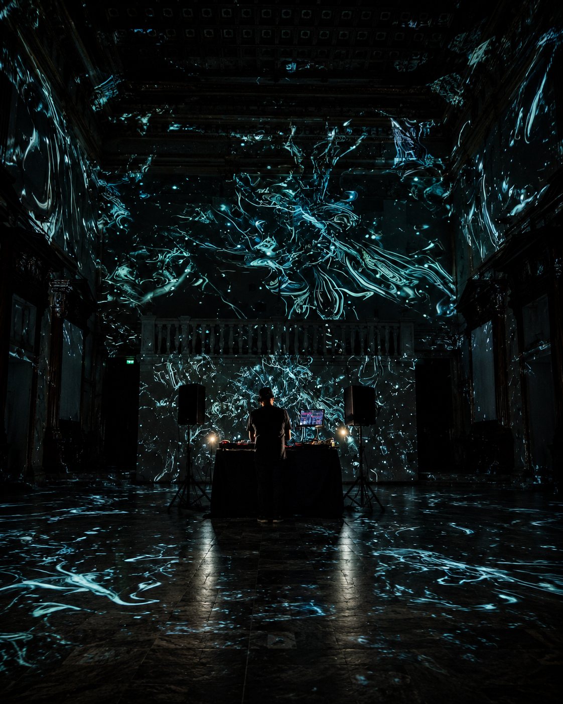 Stefano Noferini, Digital Art Experience, immersive exhibition in Cattedrale dell'Immagine