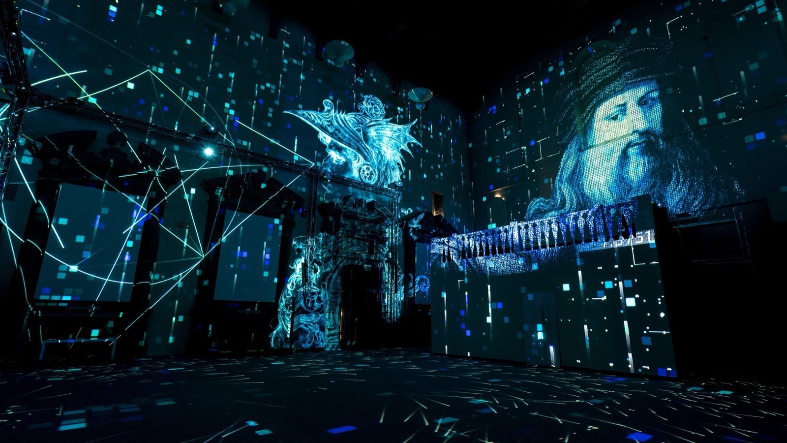 Da Vinci Experience, immersive exhibition in Cattedrale dell'Immagine