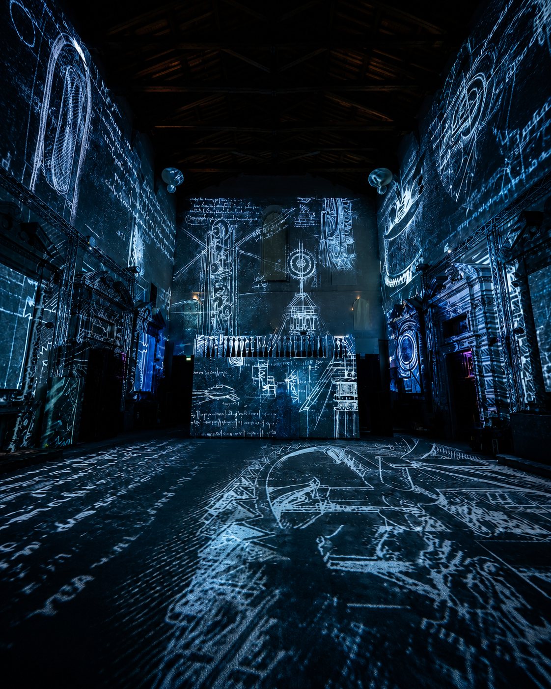 Da Vinci Experience, immersive exhibition in Cattedrale dell'Immagine