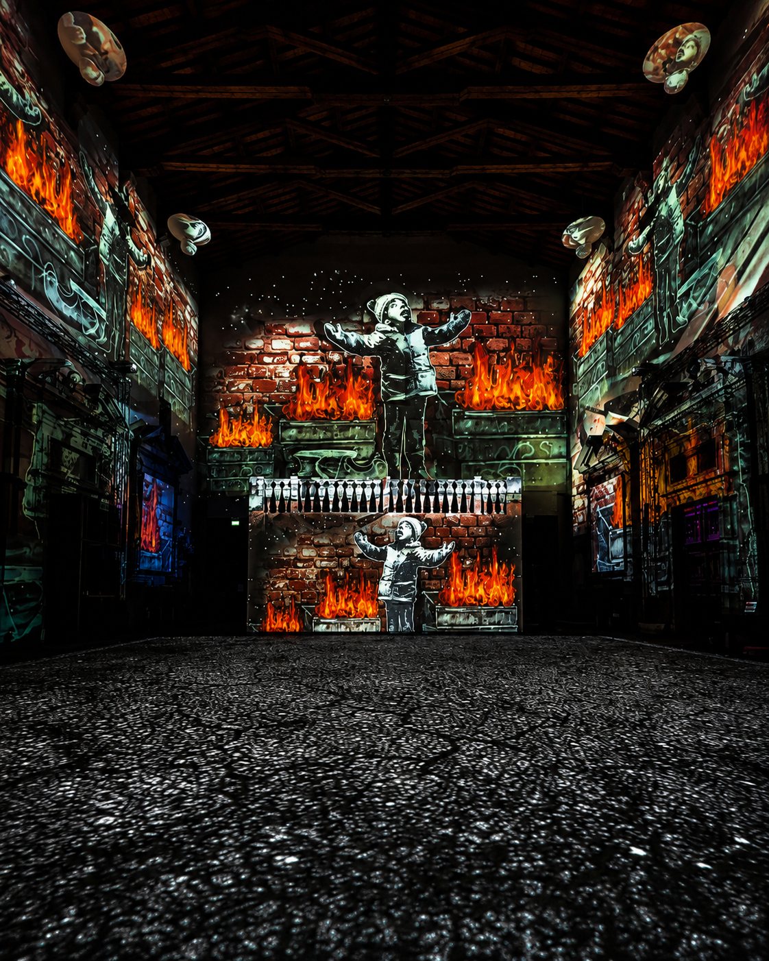 Inside Banksy, immersive exhibition in Cattedrale dell'Immagine