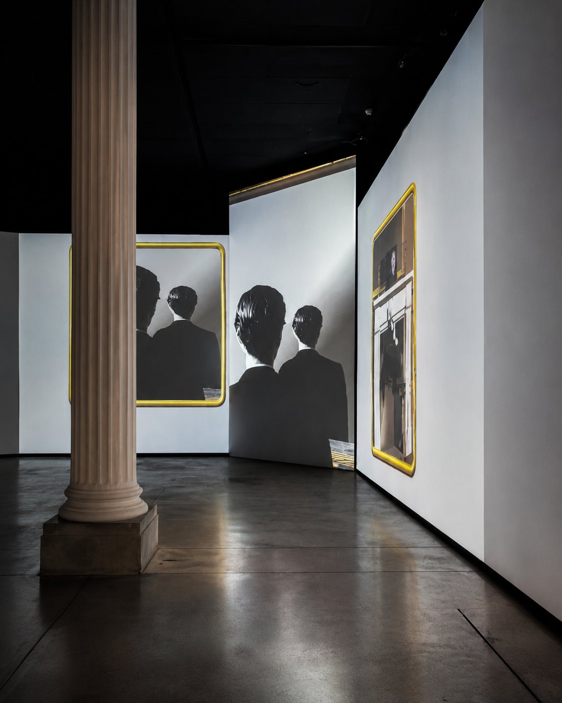 Inside Magritte, immersive exhibition in La Boverie Museum