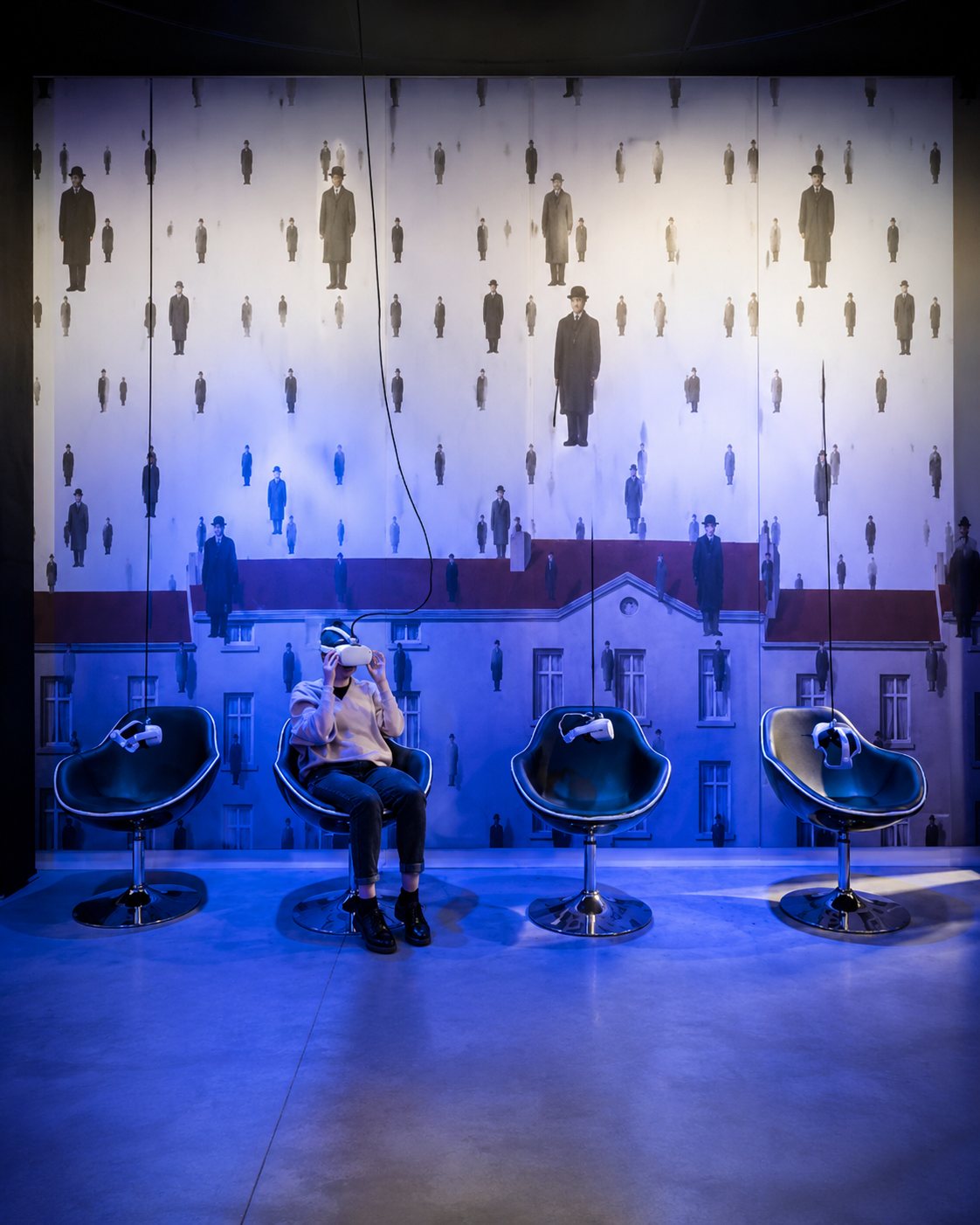 Inside Magritte, immersive exhibition in La Boverie Museum