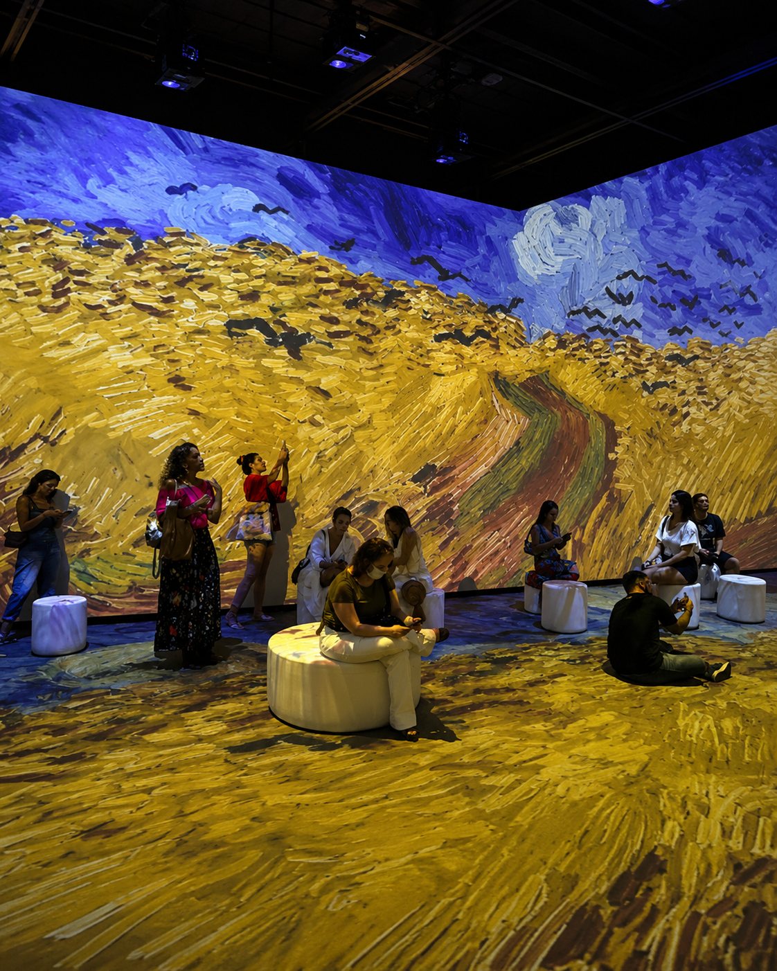 Van Gogh e seus Contemporâneos, immersive exhibition in Casa França-Brasil