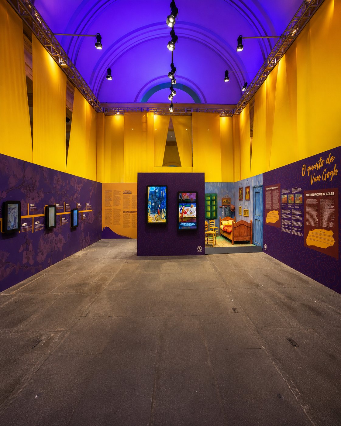Van Gogh e seus Contemporâneos, immersive exhibition in Casa França-Brasil