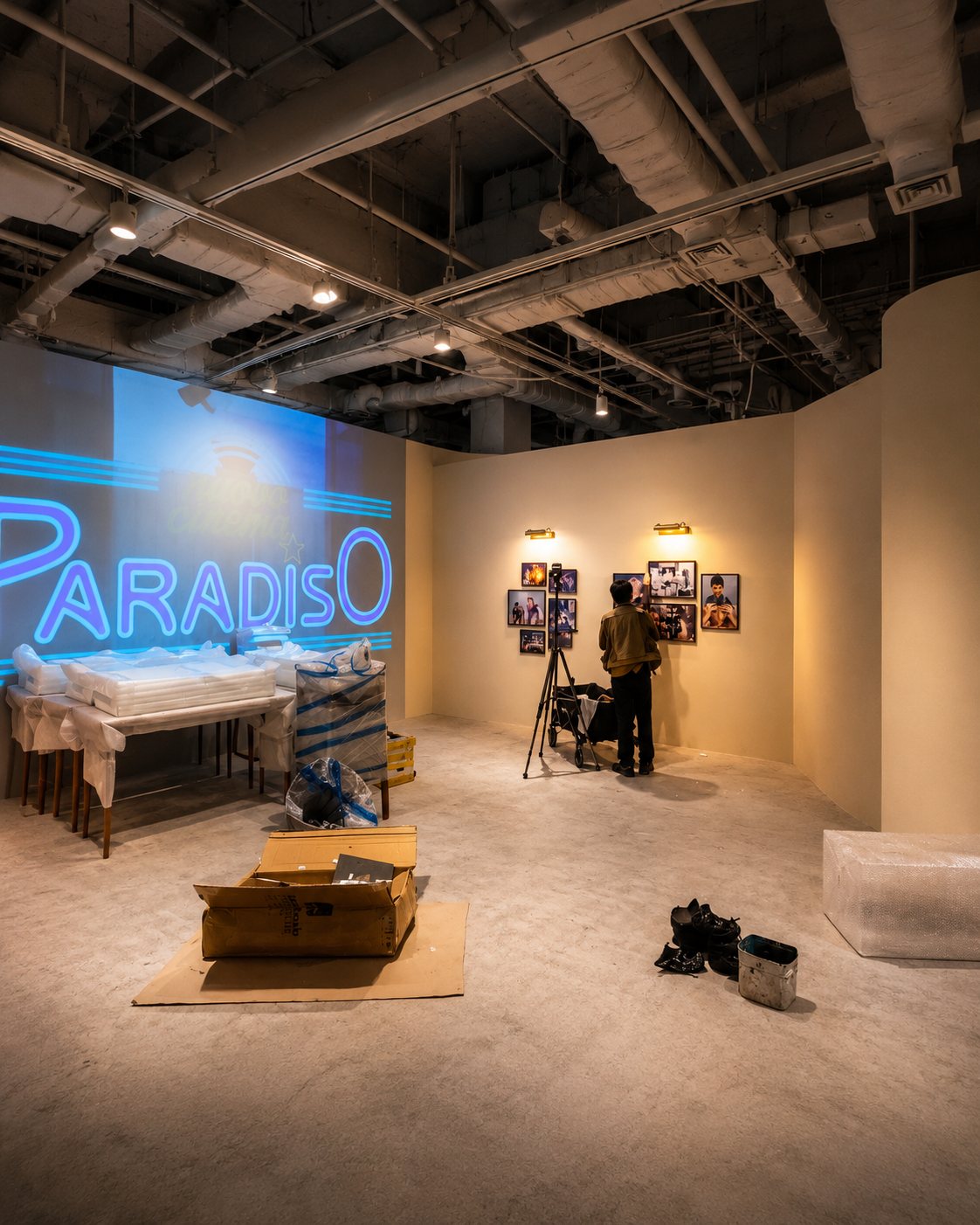 Cinema Paradiso, immersive exhibition in Galleria Foret