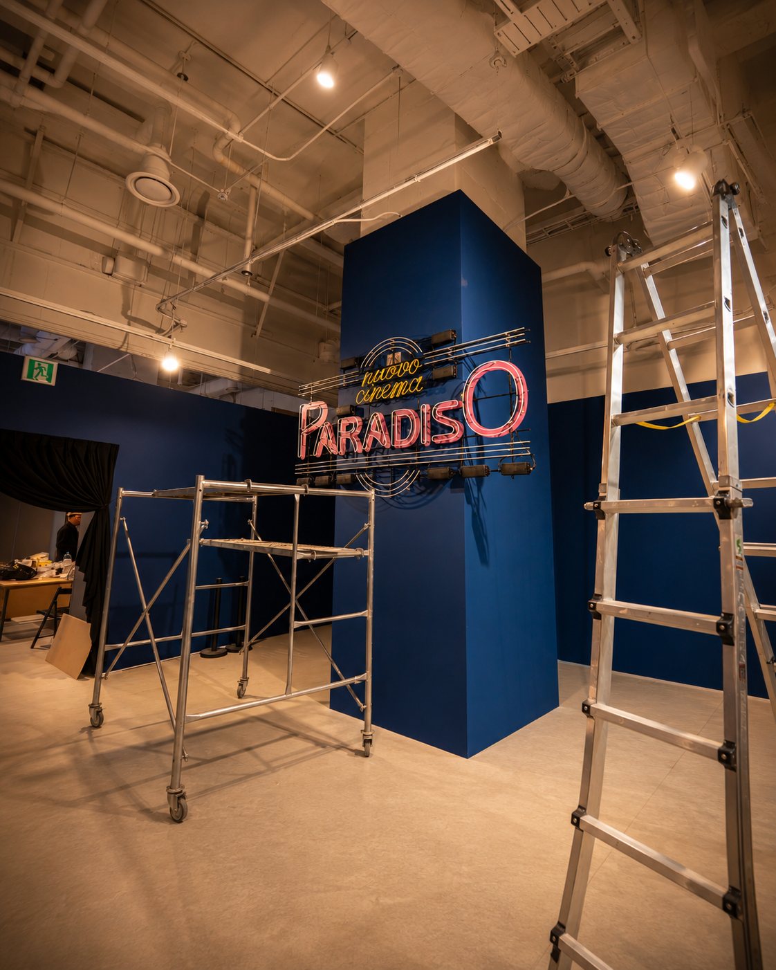 Cinema Paradiso, immersive exhibition in Galleria Foret