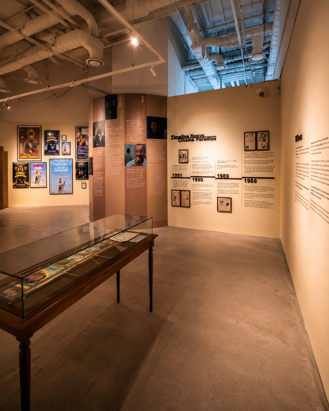 Cinema Paradiso, immersive exhibition in Galleria Foret